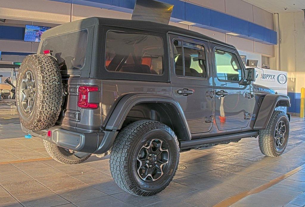 used 2022 Jeep Wrangler Unlimited 4xe car, priced at $33,808