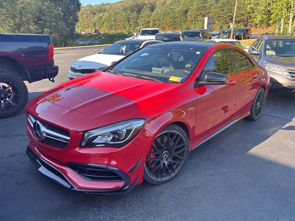 used 2019 Mercedes-Benz AMG CLA 45 car, priced at $27,998