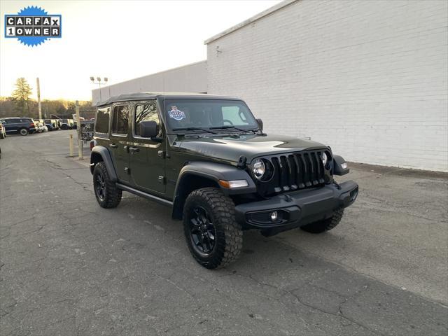 used 2021 Jeep Wrangler Unlimited car, priced at $33,385