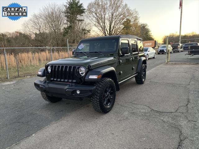 used 2021 Jeep Wrangler Unlimited car, priced at $33,385