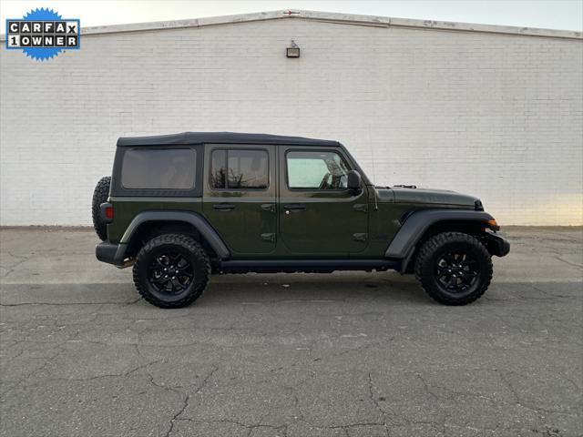 used 2021 Jeep Wrangler Unlimited car, priced at $33,385