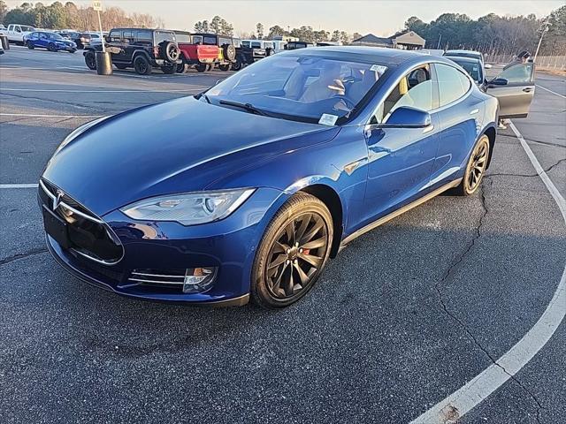 used 2015 Tesla Model S car, priced at $17,999