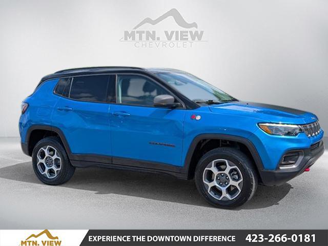used 2022 Jeep Compass car, priced at $23,903
