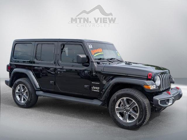used 2022 Jeep Wrangler Unlimited car, priced at $33,960