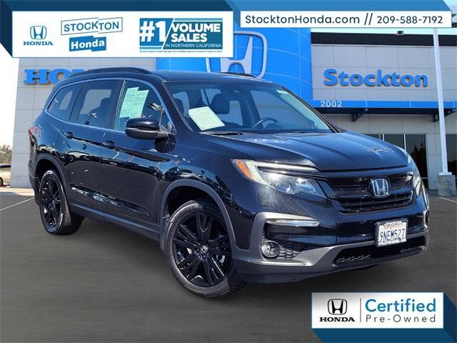 used 2021 Honda Pilot car, priced at $24,907