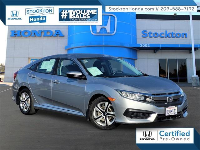 used 2018 Honda Civic car, priced at $16,757