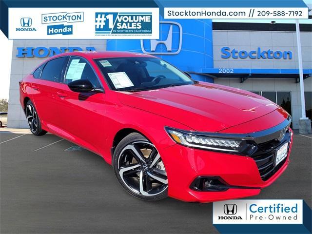 used 2021 Honda Accord car, priced at $26,092