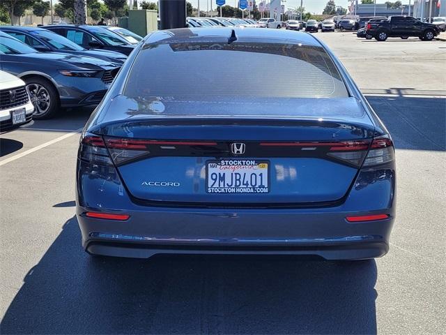 used 2024 Honda Accord car, priced at $27,253