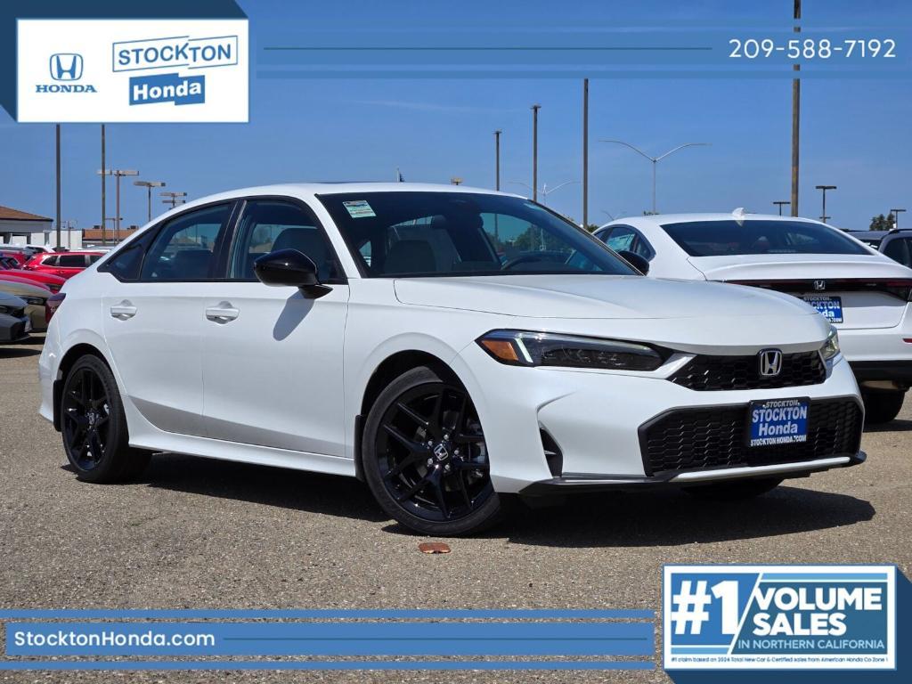 new 2025 Honda Civic Hybrid car, priced at $33,345
