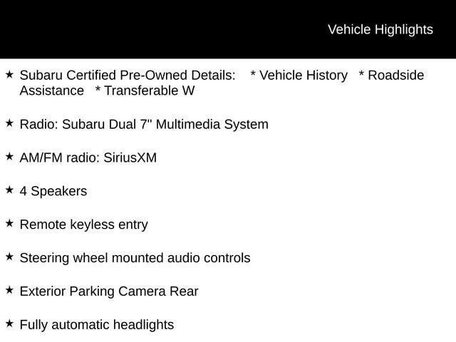 used 2025 Subaru Impreza car, priced at $23,500