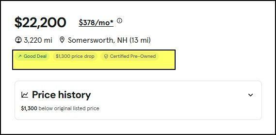 used 2025 Subaru Impreza car, priced at $22,200