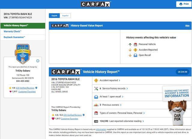 used 2016 Toyota RAV4 car, priced at $15,200