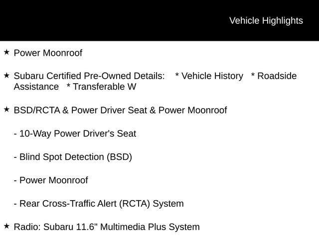 used 2025 Subaru Crosstrek car, priced at $30,500