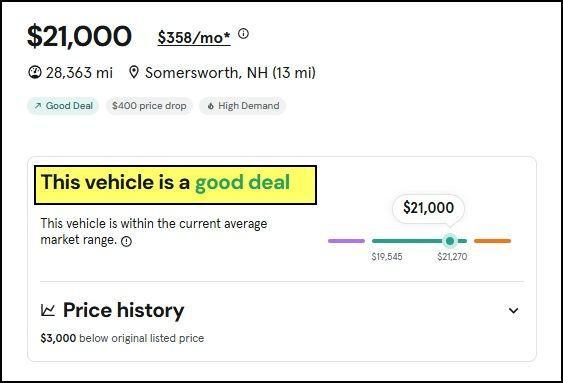 used 2023 Volkswagen Taos car, priced at $21,000