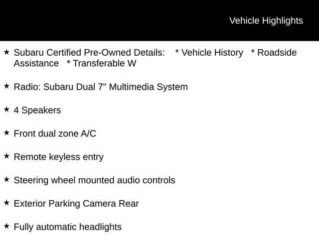used 2025 Subaru Impreza car, priced at $24,300
