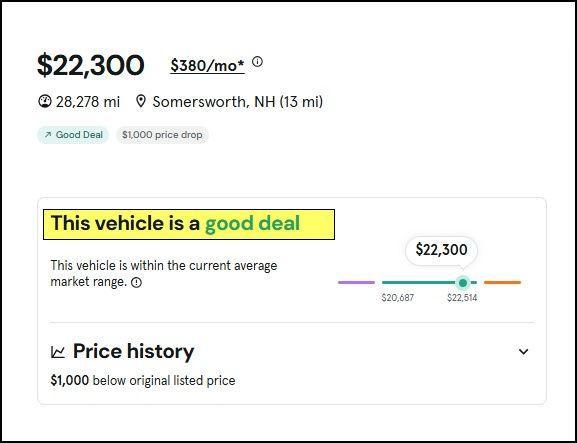 used 2023 Subaru Impreza car, priced at $21,800