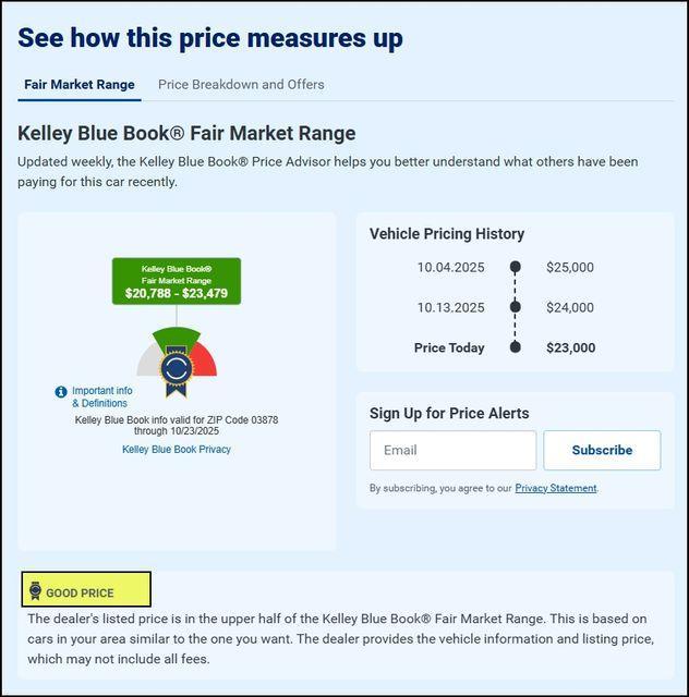 used 2023 Subaru Outback car, priced at $21,000