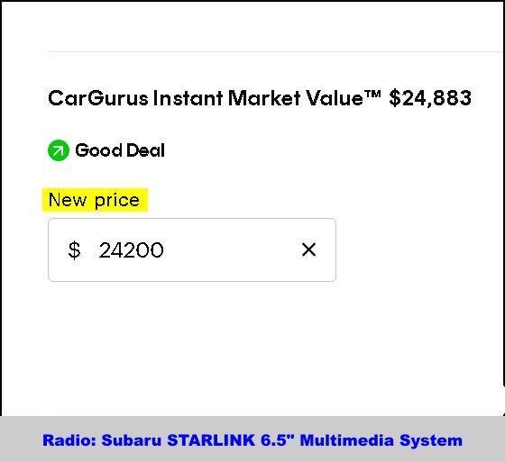 used 2023 Subaru Crosstrek car, priced at $24,200