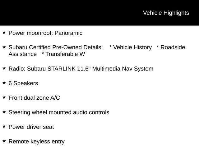 used 2025 Subaru Forester car, priced at $36,900
