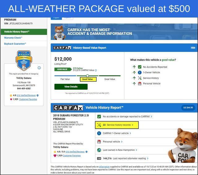 used 2018 Subaru Forester car, priced at $12,000