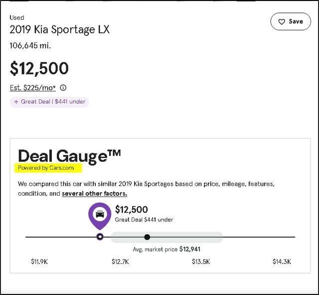 used 2019 Kia Sportage car, priced at $12,000