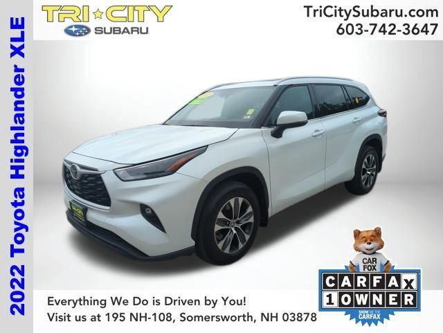 used 2022 Toyota Highlander car, priced at $38,700
