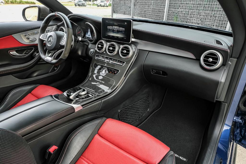 used 2018 Mercedes-Benz AMG C 63 car, priced at $49,999