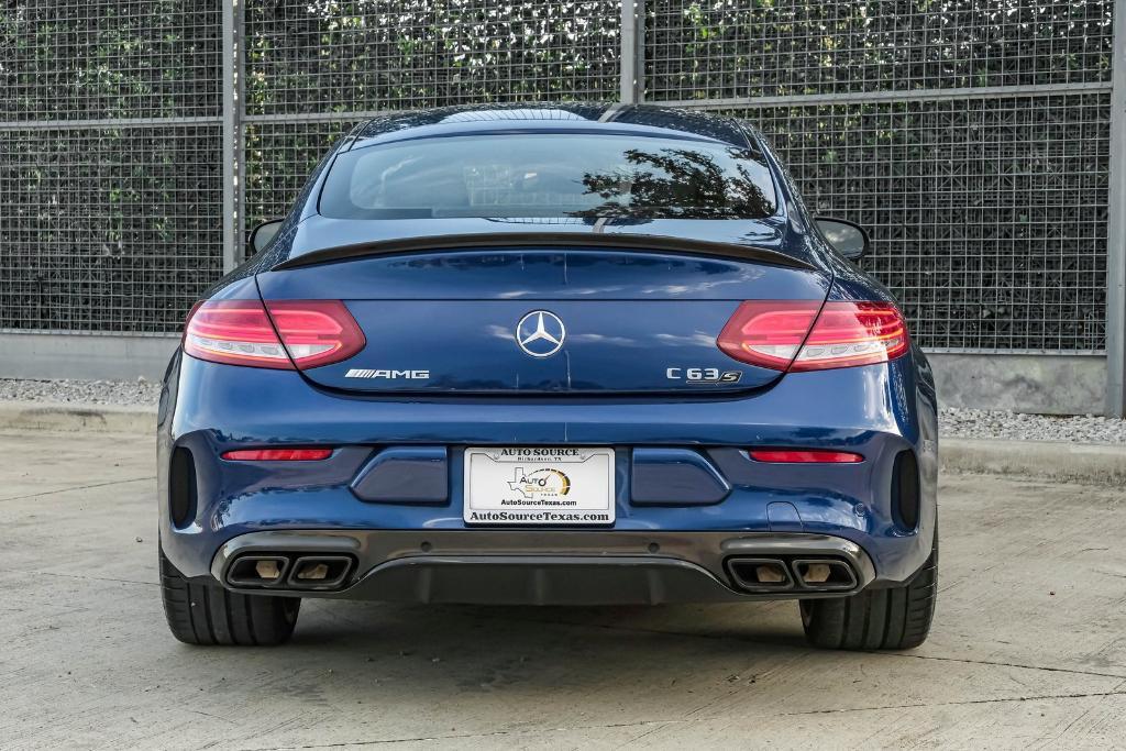 used 2018 Mercedes-Benz AMG C 63 car, priced at $49,999