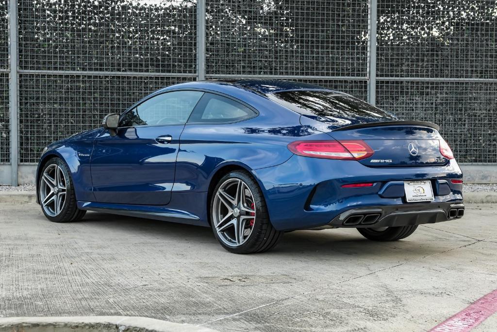 used 2018 Mercedes-Benz AMG C 63 car, priced at $49,999