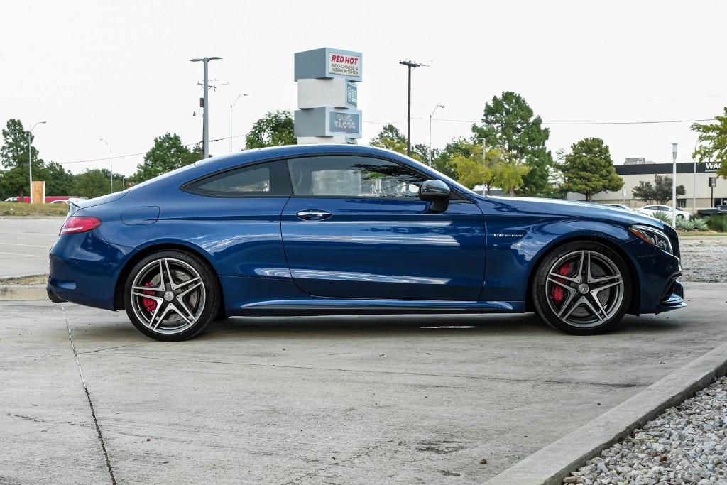 used 2018 Mercedes-Benz AMG C 63 car, priced at $49,999