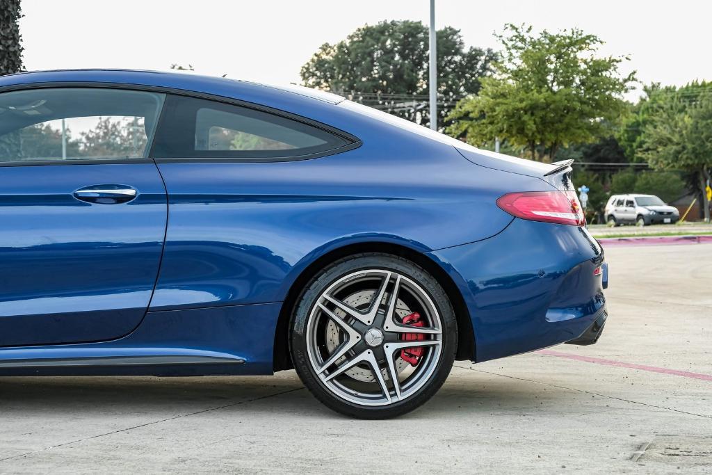 used 2018 Mercedes-Benz AMG C 63 car, priced at $49,999