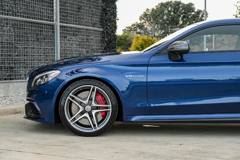used 2018 Mercedes-Benz AMG C 63 car, priced at $49,999