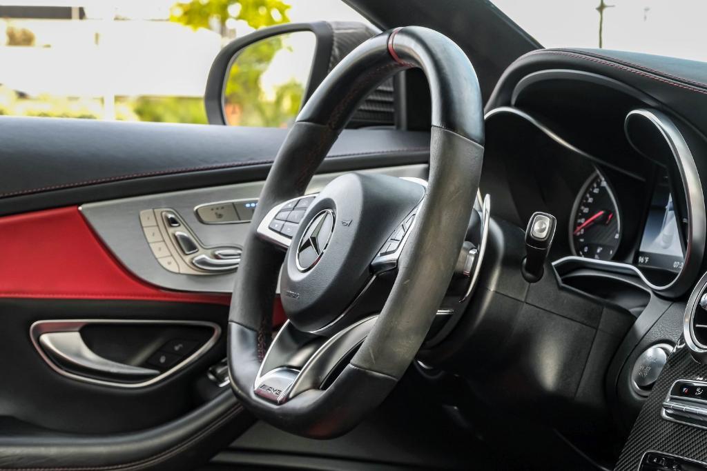 used 2018 Mercedes-Benz AMG C 63 car, priced at $49,999