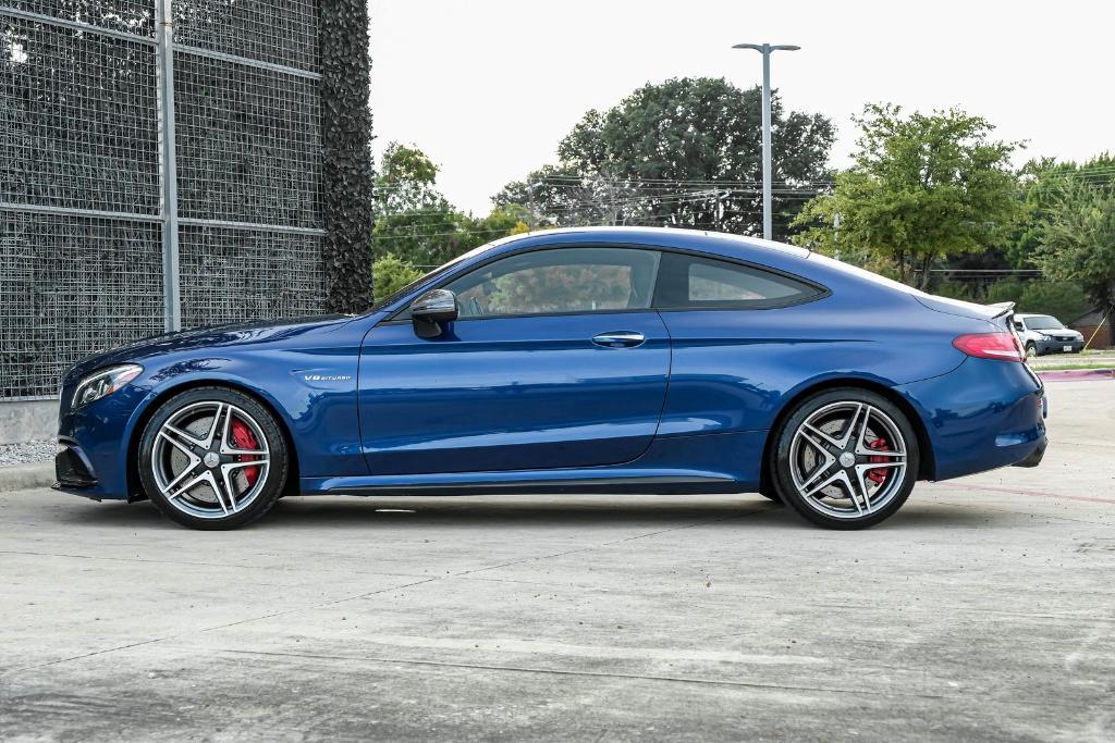 used 2018 Mercedes-Benz AMG C 63 car, priced at $49,999