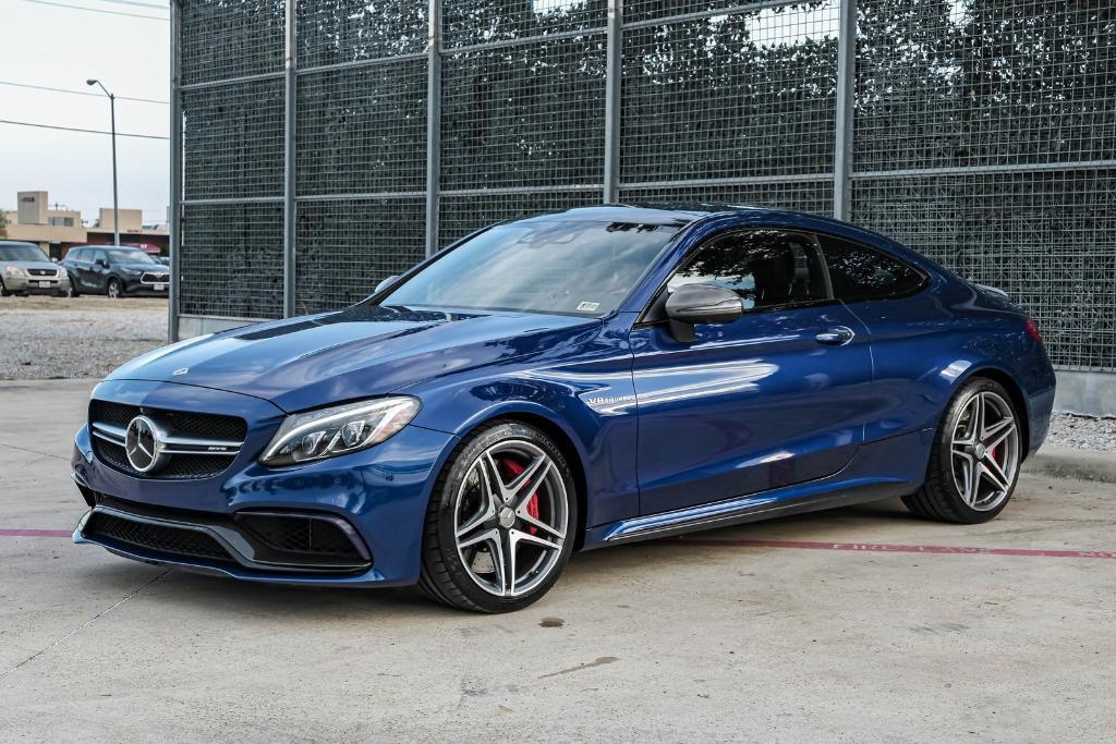 used 2018 Mercedes-Benz AMG C 63 car, priced at $49,999