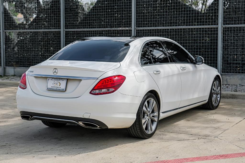 used 2018 Mercedes-Benz C-Class car, priced at $14,599