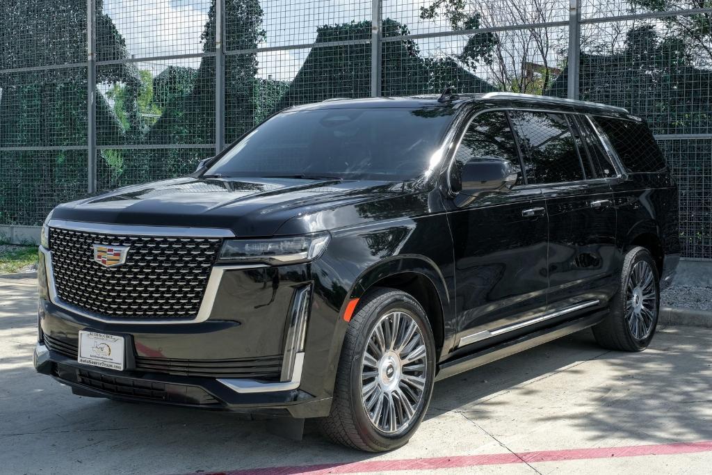 used 2021 Cadillac Escalade ESV car, priced at $49,999
