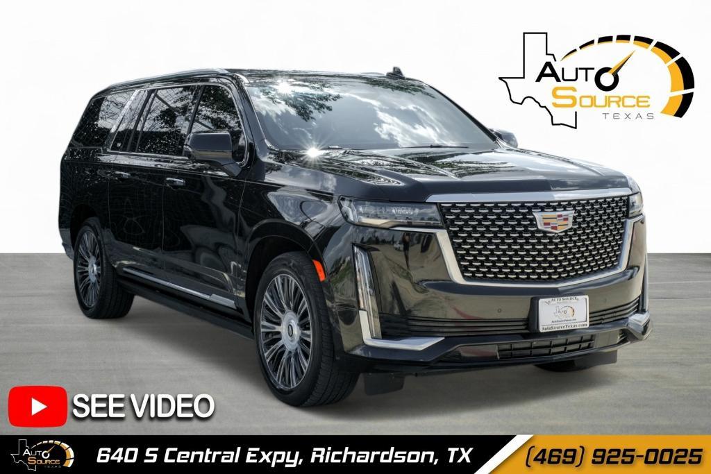 used 2021 Cadillac Escalade ESV car, priced at $49,999