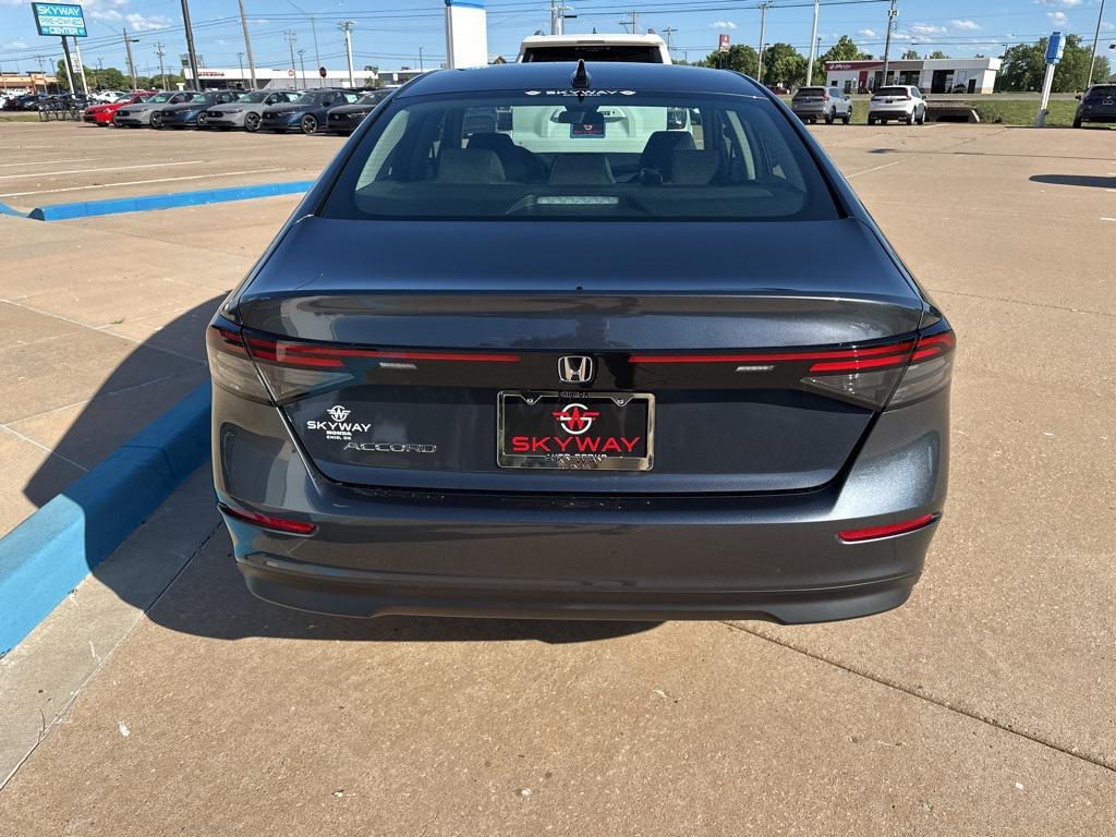 new 2025 Honda Accord car, priced at $30,375