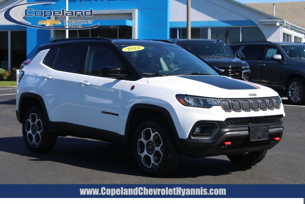 used 2022 Jeep Compass car, priced at $18,411