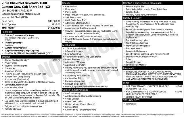used 2023 Chevrolet Silverado 1500 car, priced at $39,338