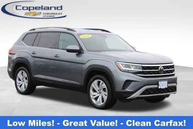 used 2021 Volkswagen Atlas car, priced at $27,362