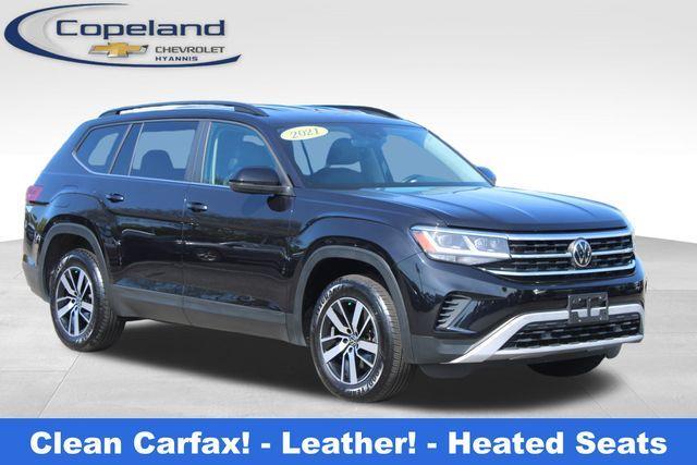 used 2021 Volkswagen Atlas car, priced at $23,700