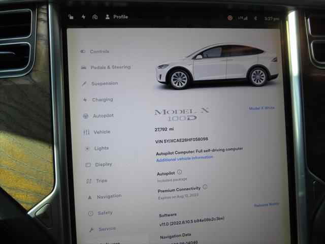 used 2017 Tesla Model X car, priced at $32,498