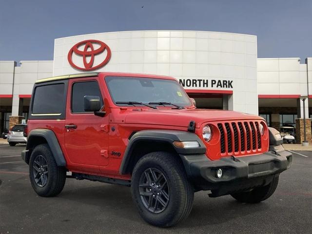 used 2024 Jeep Wrangler car, priced at $35,291