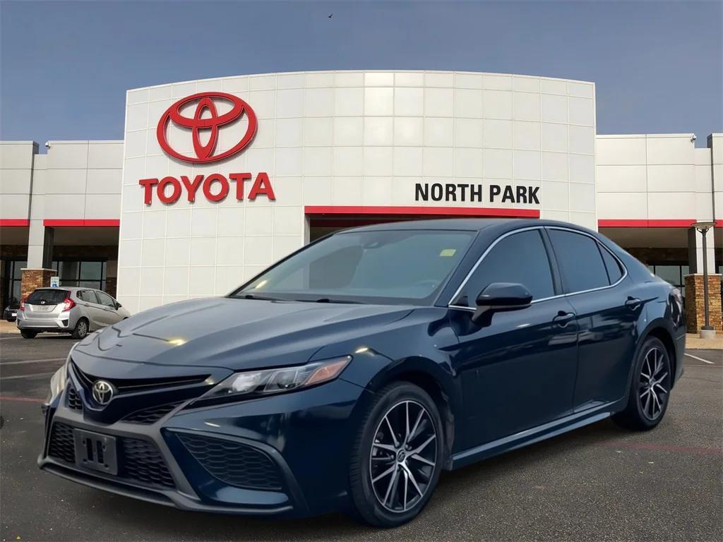 used 2021 Toyota Camry car, priced at $18,491