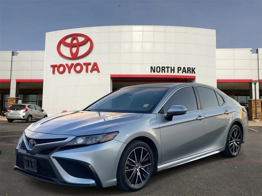 used 2021 Toyota Camry car, priced at $18,171