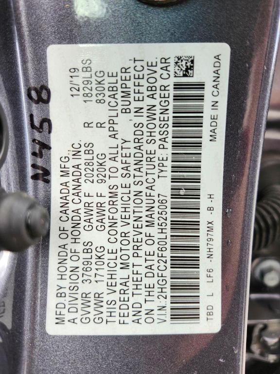 used 2020 Honda Civic car, priced at $14,852