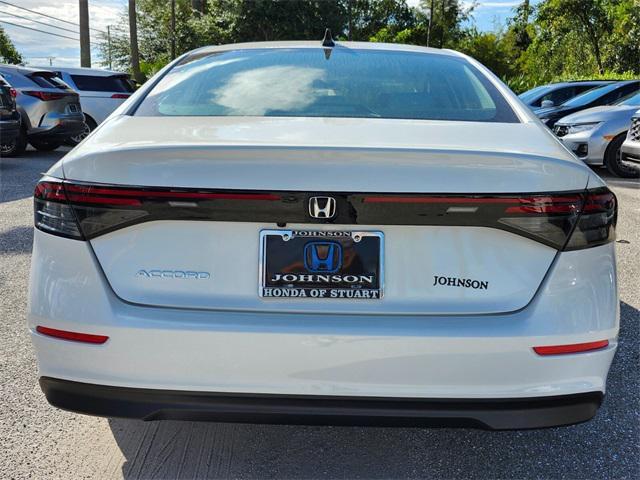 new 2025 Honda Accord car, priced at $32,165