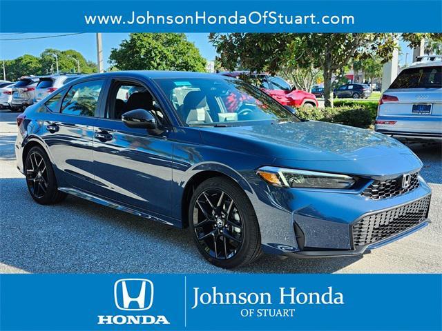 new 2025 Honda Civic Hybrid car, priced at $30,100